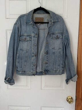 Vintage Abercrombie and Fitch distressed Denim Jacket